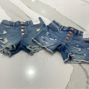 Distressed Denim Shorts By Abercrombie Kids